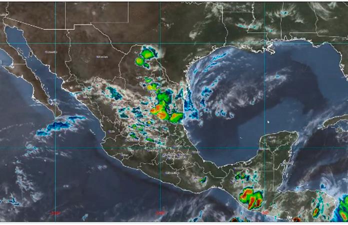 Advierten de posible caída granizo y vientos de hasta 60 km h