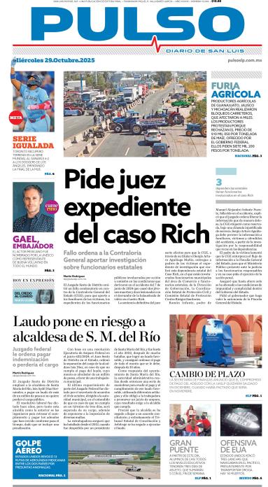 Edicion Impresa Portada de Hoy