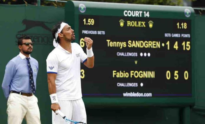 Fognini, Kyrgios y Serena Williams, sancionados en Wimbledon
