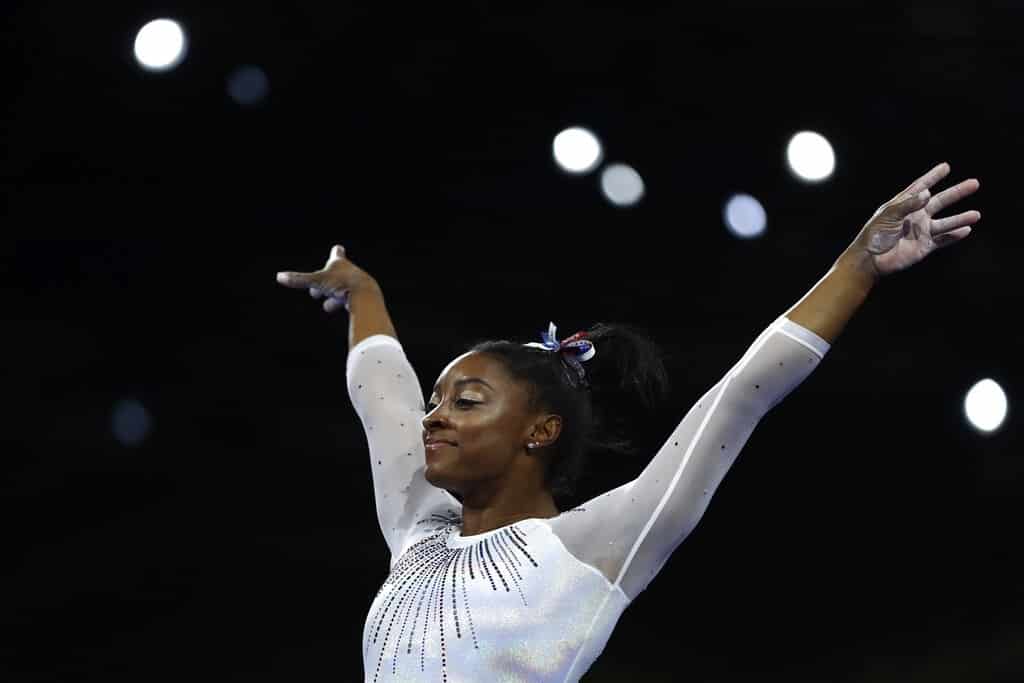 Biles iguala las 23 medallas mundialistas de Scherbo Biles iguala las 23 medallas mundialistas de Scherbo