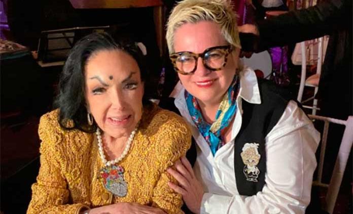 Reaparece Irma Serrano para celebrar su cumpleaños número 86