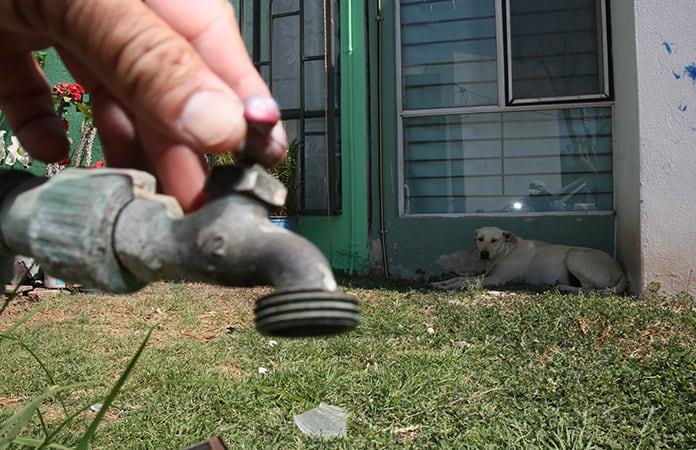 Reparan megafuga en presa El Cuchillo
