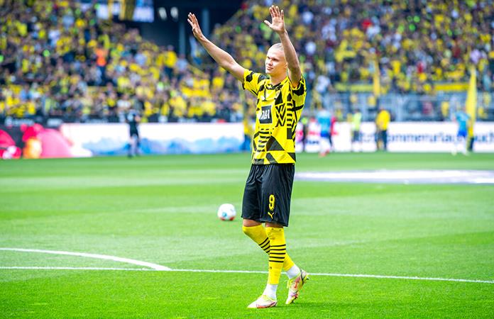 Haaland se despide del Dortmund con gol