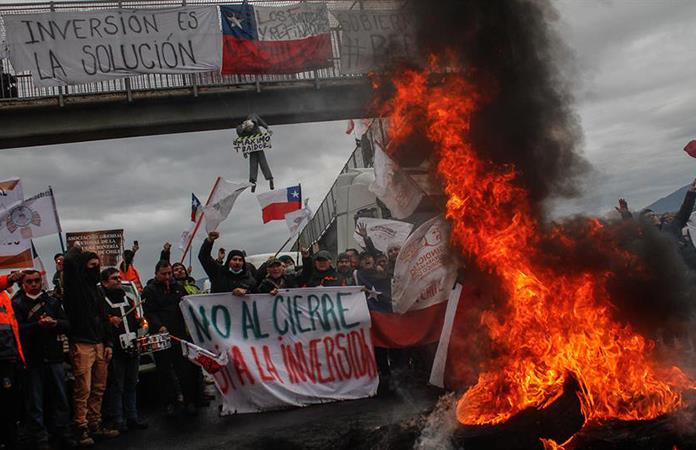 Los sindicatos levantan el paro en cuprífera chilena, la mayor del mundo