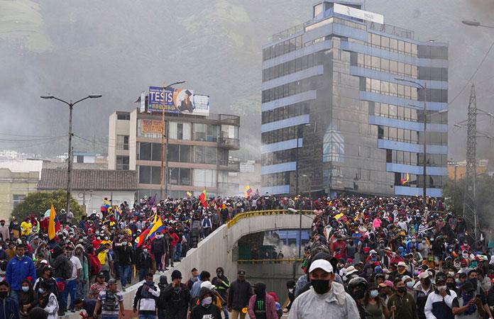 Puyo, en Ecuador, ciudad sitiada y en crisis por las protestas
