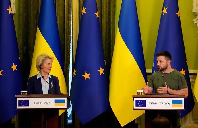 Zelenski agradece a los líderes de la UE el estatus de candidato a Ucrania