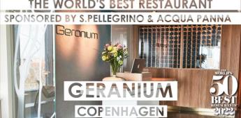 El danés Geranium se alza como el Mejor Restaurante del Mundo
