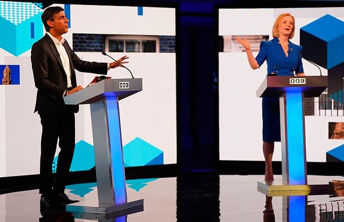 Sunak se impone a Truss en un debate para elegir al sucesor de Boris Johnson