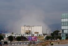 Colapsa sección de silos en el puerto de Beirut