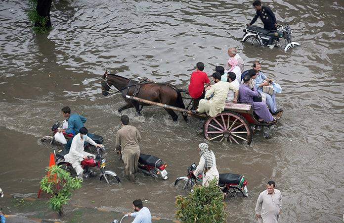 Devastación por las lluvias en Pakistán