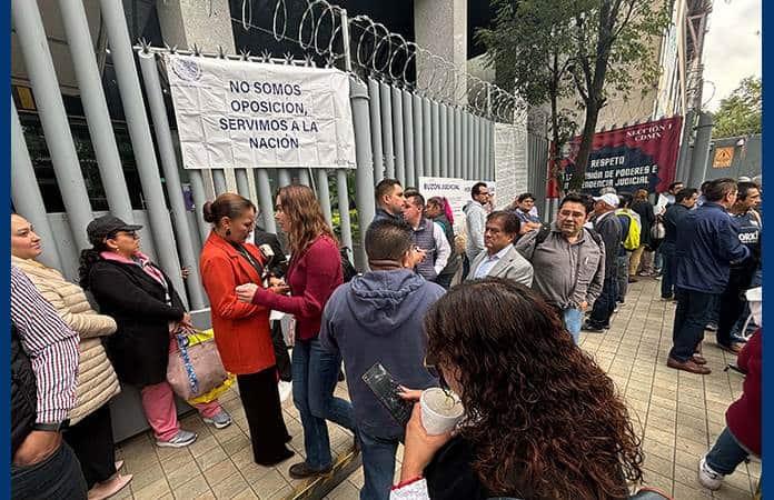 Reforma Judicial: Trabajadores del Poder Judicial en paro
